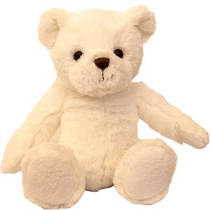 Large white Stirling Teddy Bear by Suki